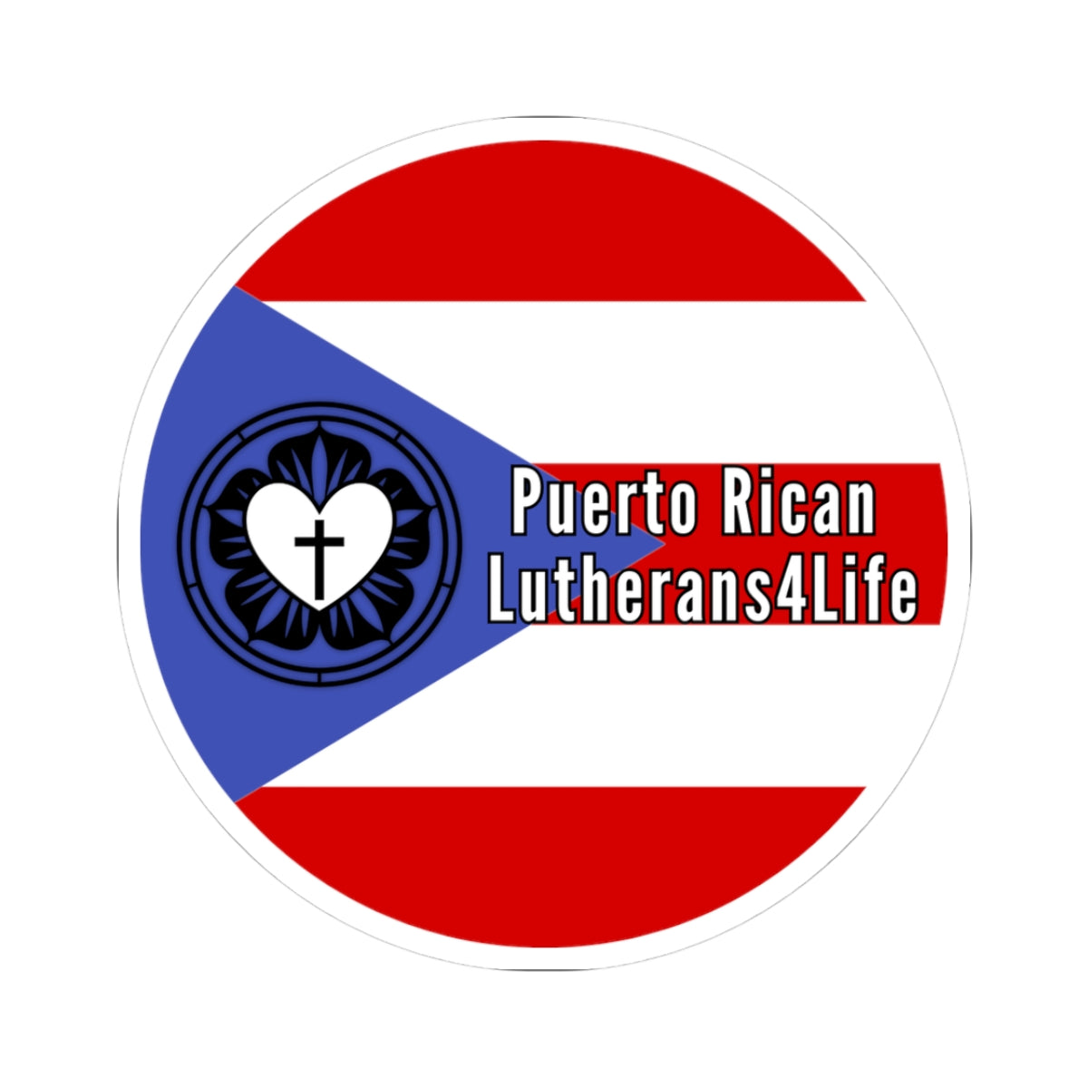 Puerto Rican Lutherans 4 Life Team Sticker