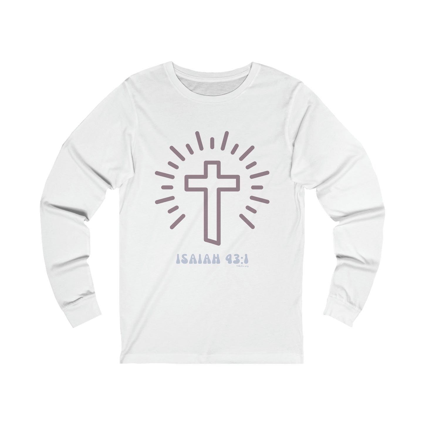 Isaiah 43:1 Unisex Jersey Long Sleeve Tee