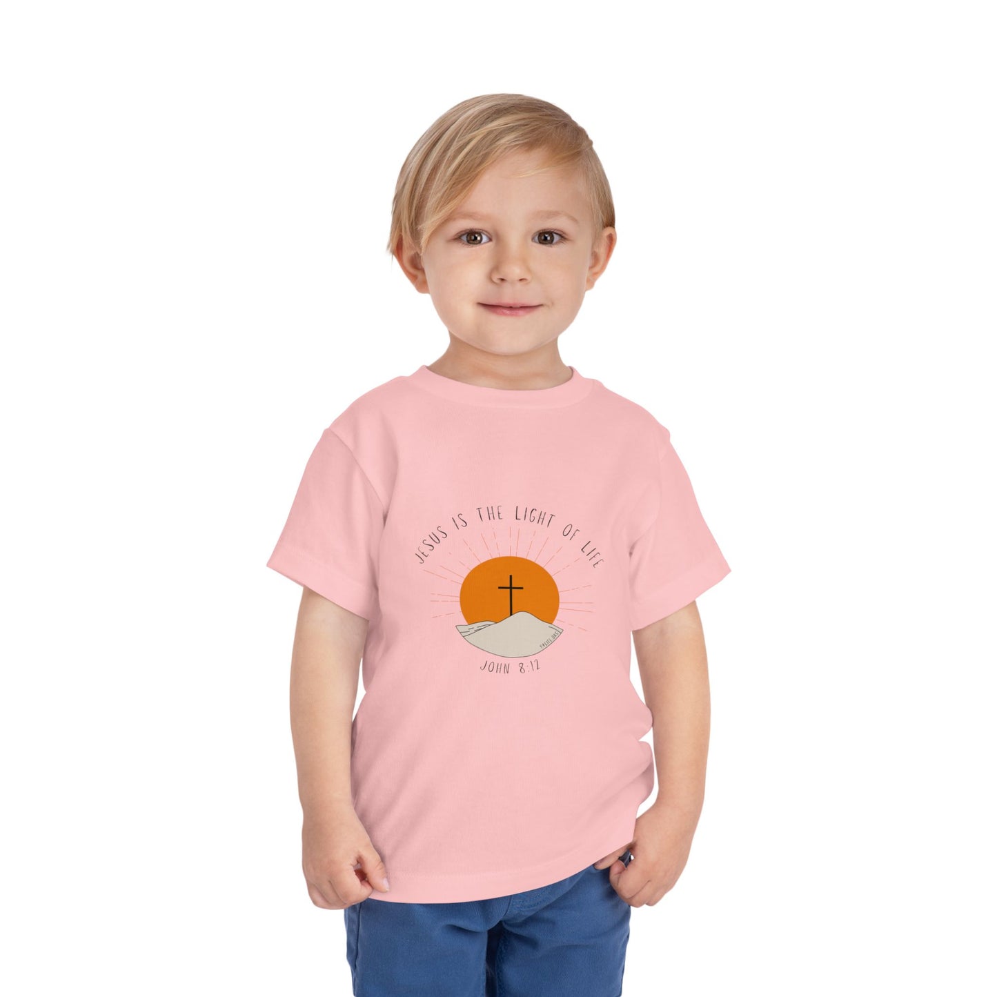 John 8:12 Toddler Short Sleeve Tee