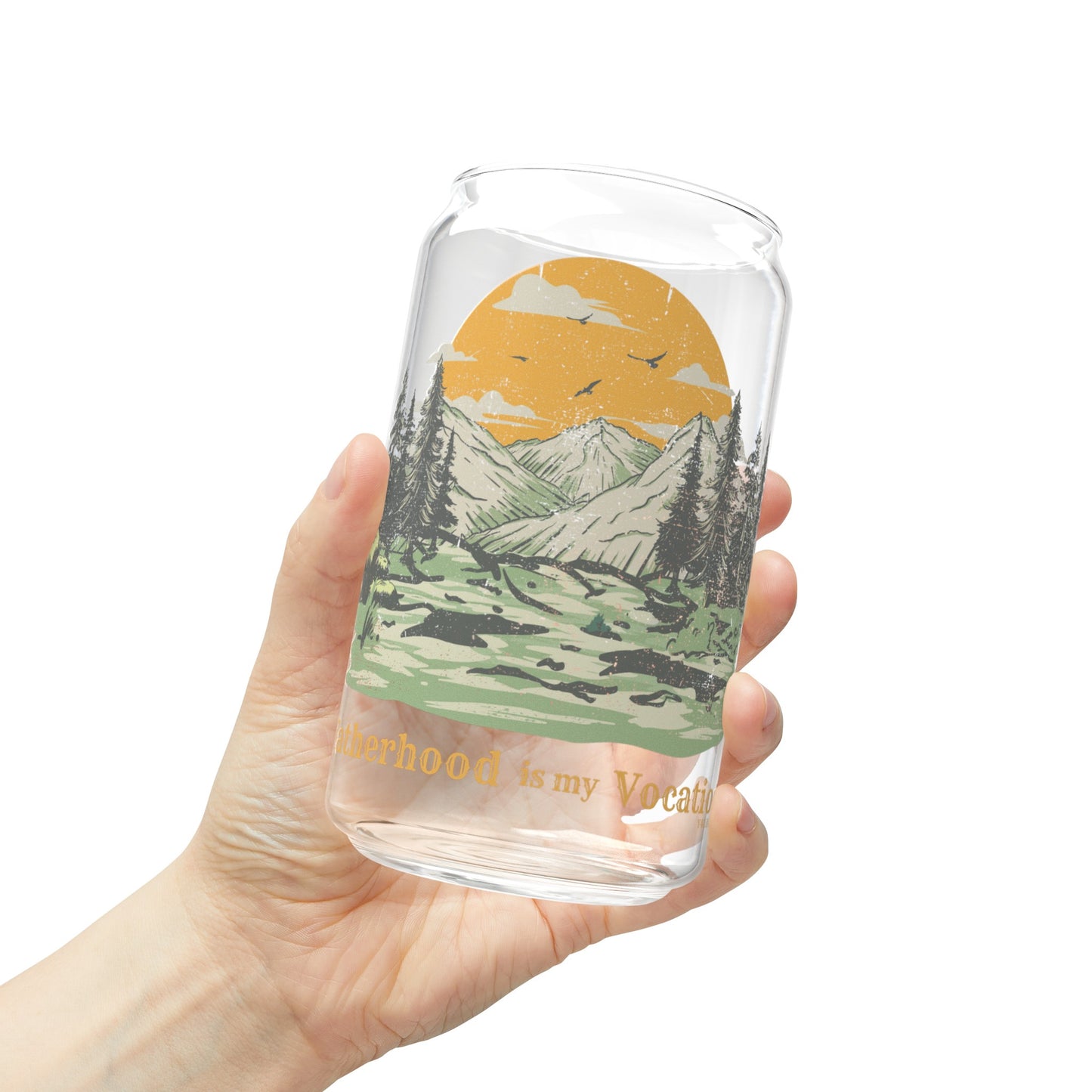 Fatherhood is my Vocation 16oz Sipper Glass