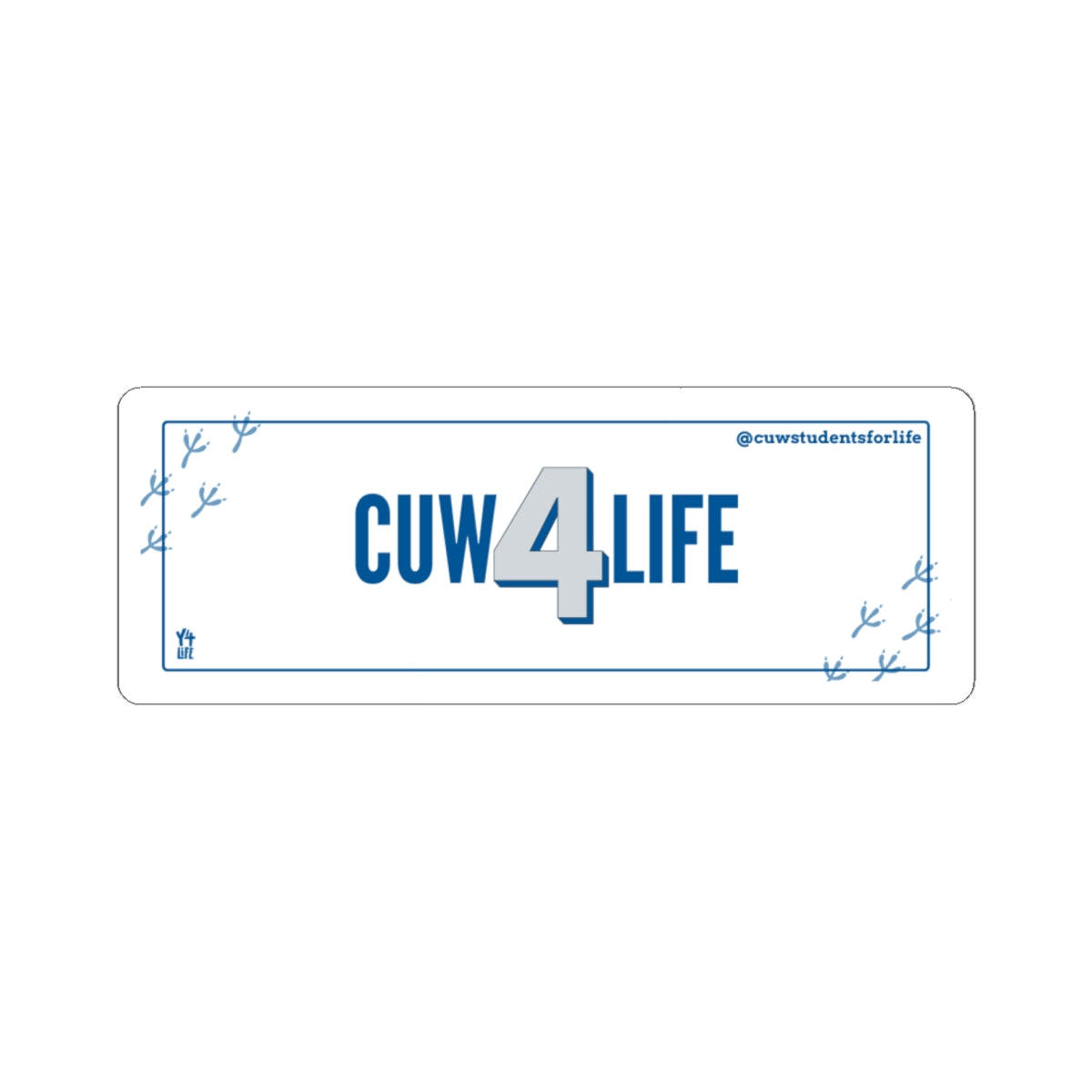CUW4Life Team Bumper Sticker