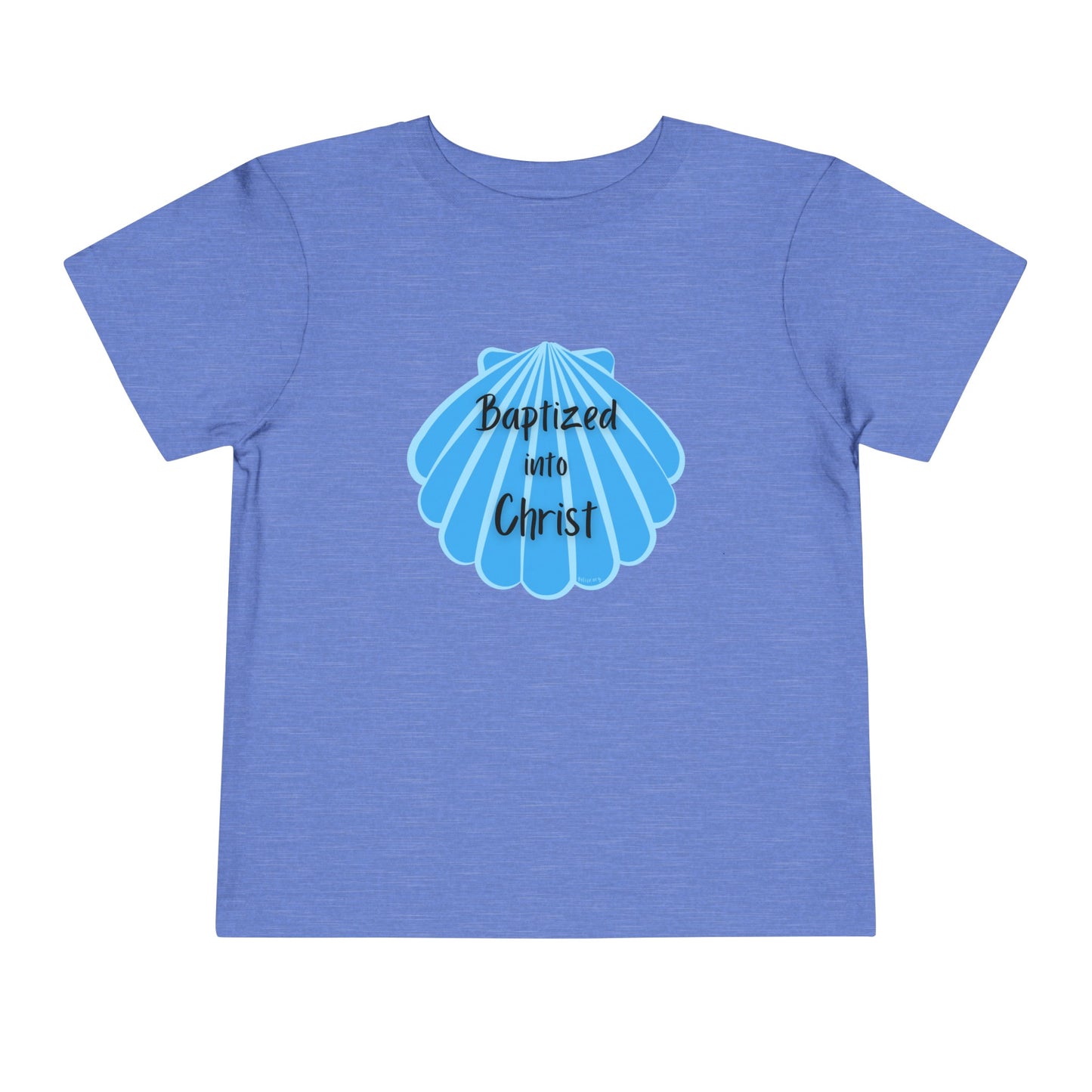 "Baptized into Christ" Toddler Short Sleeve Tee