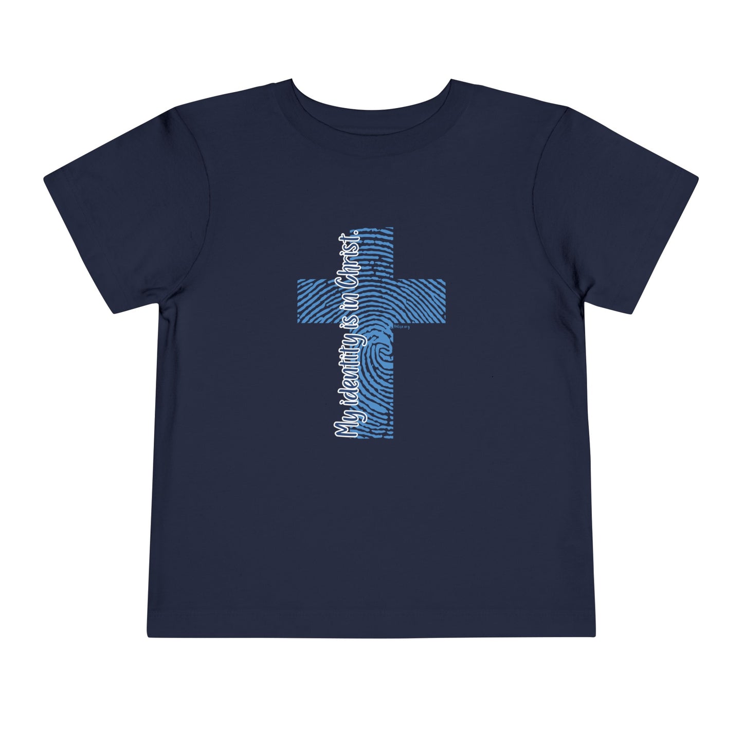"My Identity is in Christ" Toddler Short Sleeve Tee