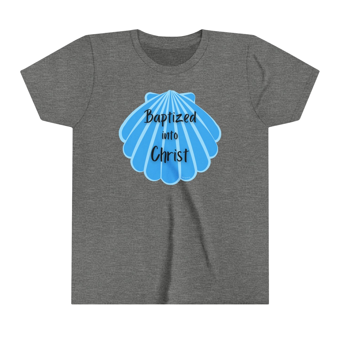 "Baptized into Christ" Youth Short Sleeve Tee