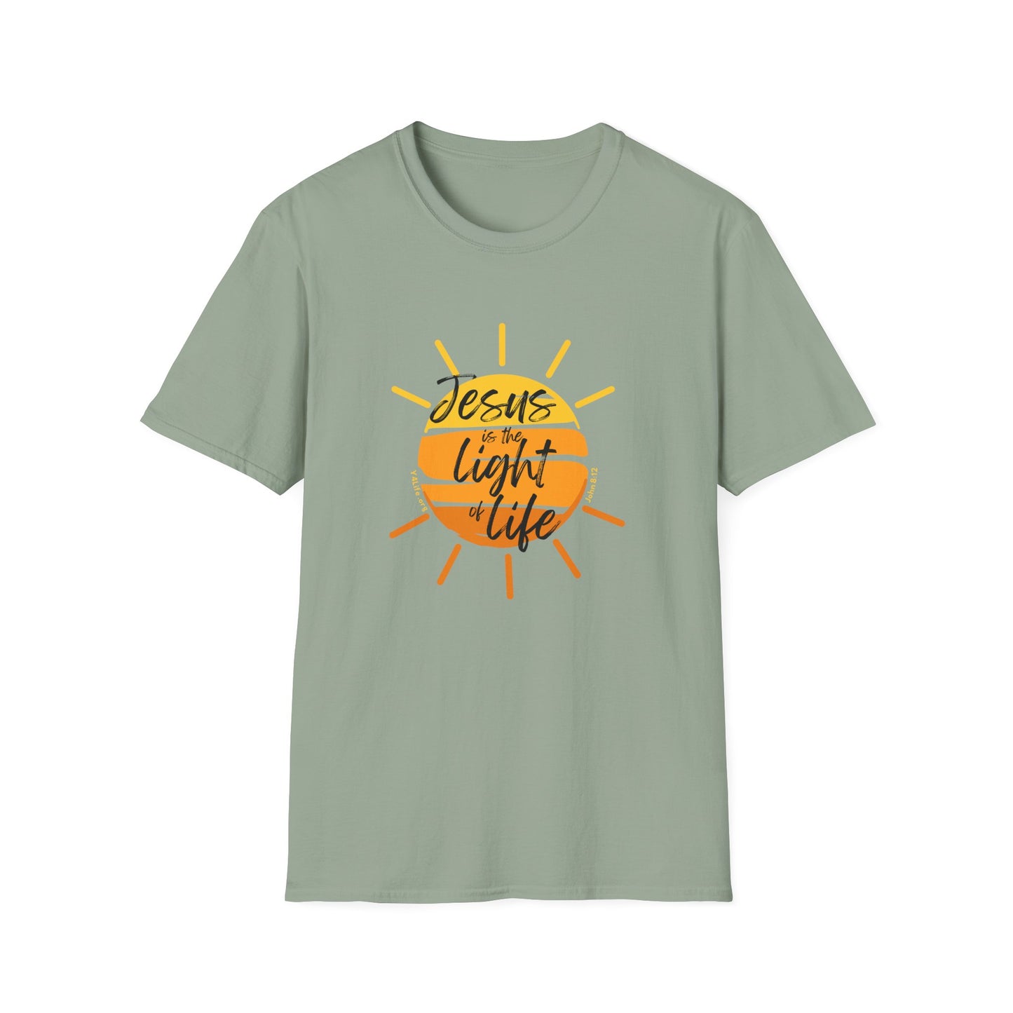 John 8:12 Unisex Softstyle T-Shirt