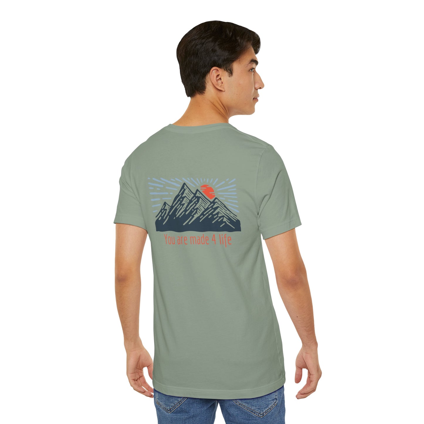 Mountain Made 4 Life Unisex Jersey Short Sleeve Tee