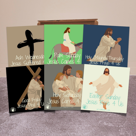 Lil' Lutherans 4 Life - "Jesus 4 Us" Set