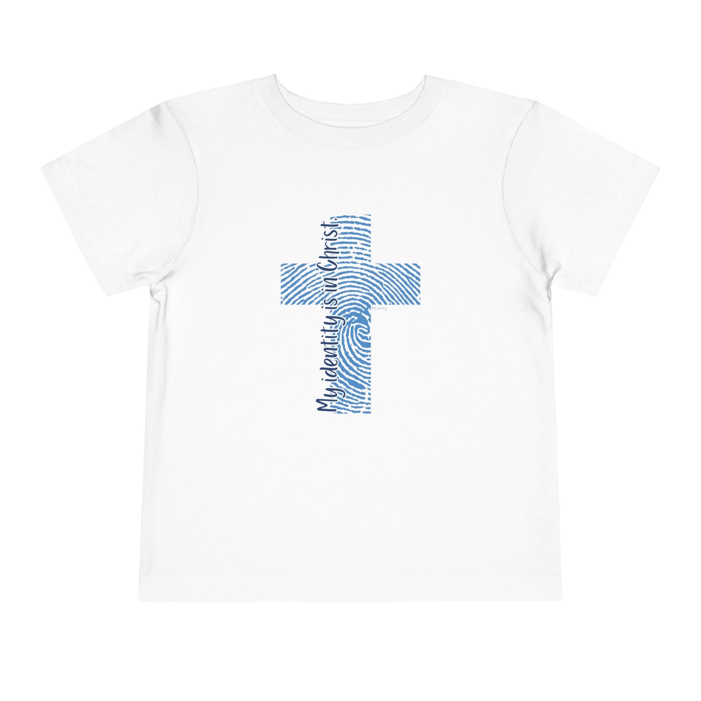 "My Identity is in Christ" Toddler Short Sleeve Tee