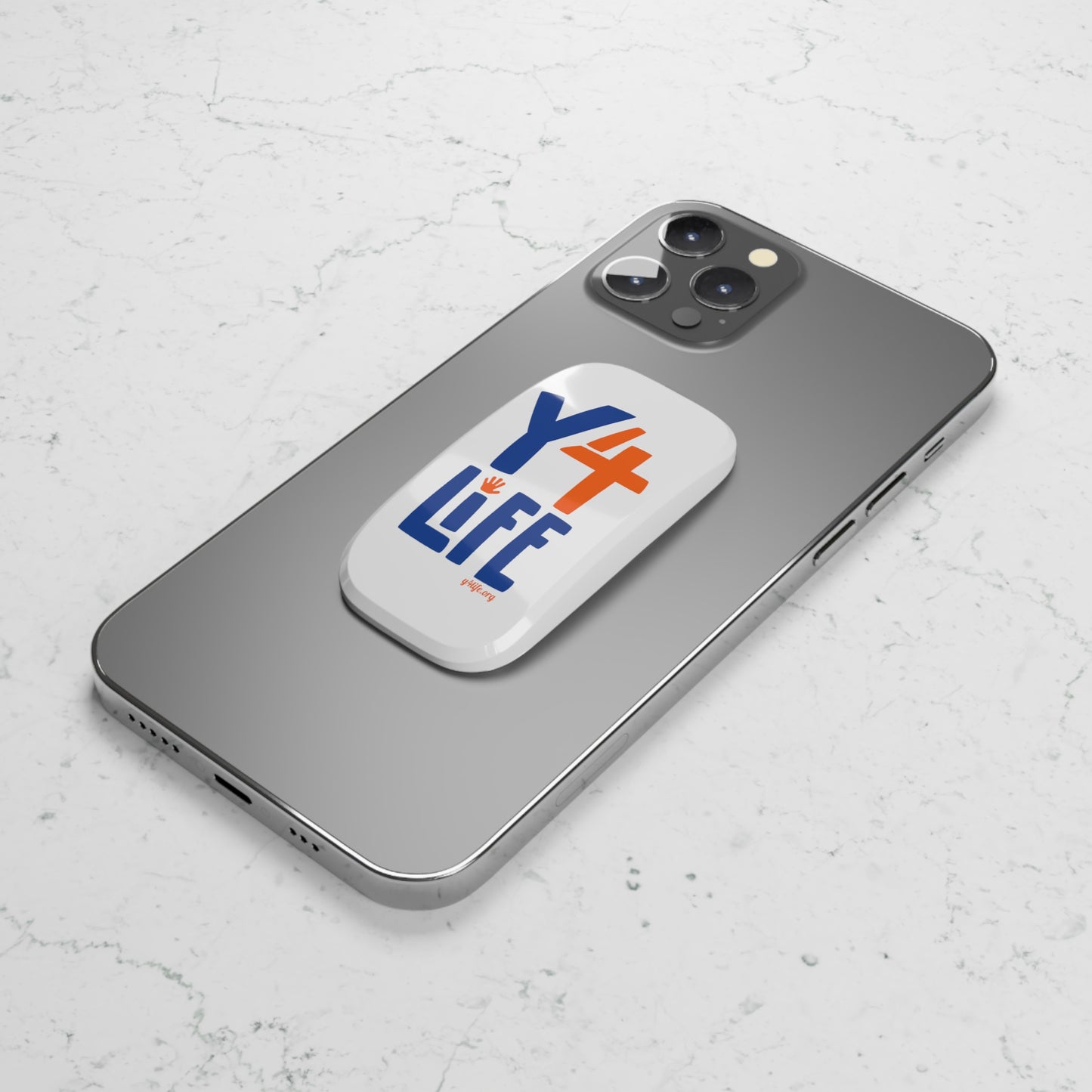 Y4Life Logo | Phone Click-On Grip