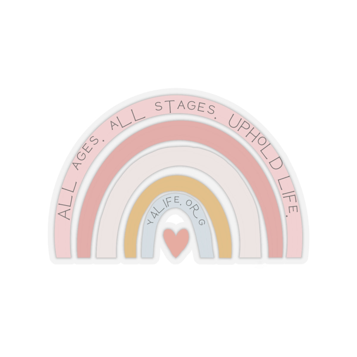 Uphold Life Kiss-Cut Sticker