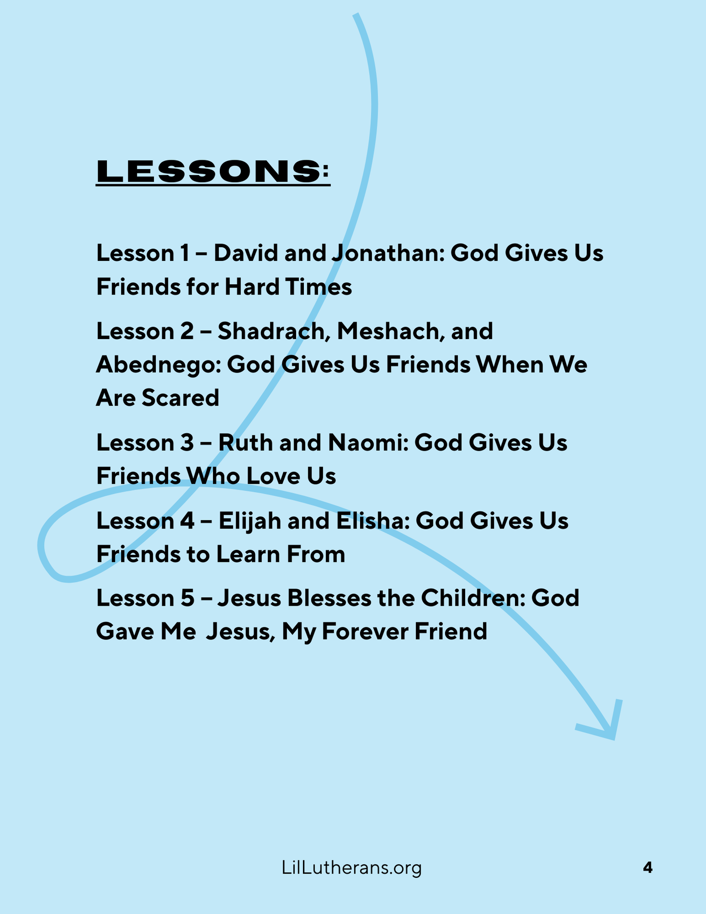 Lil' Lesson Plans 4 Life - Amigos de Christo