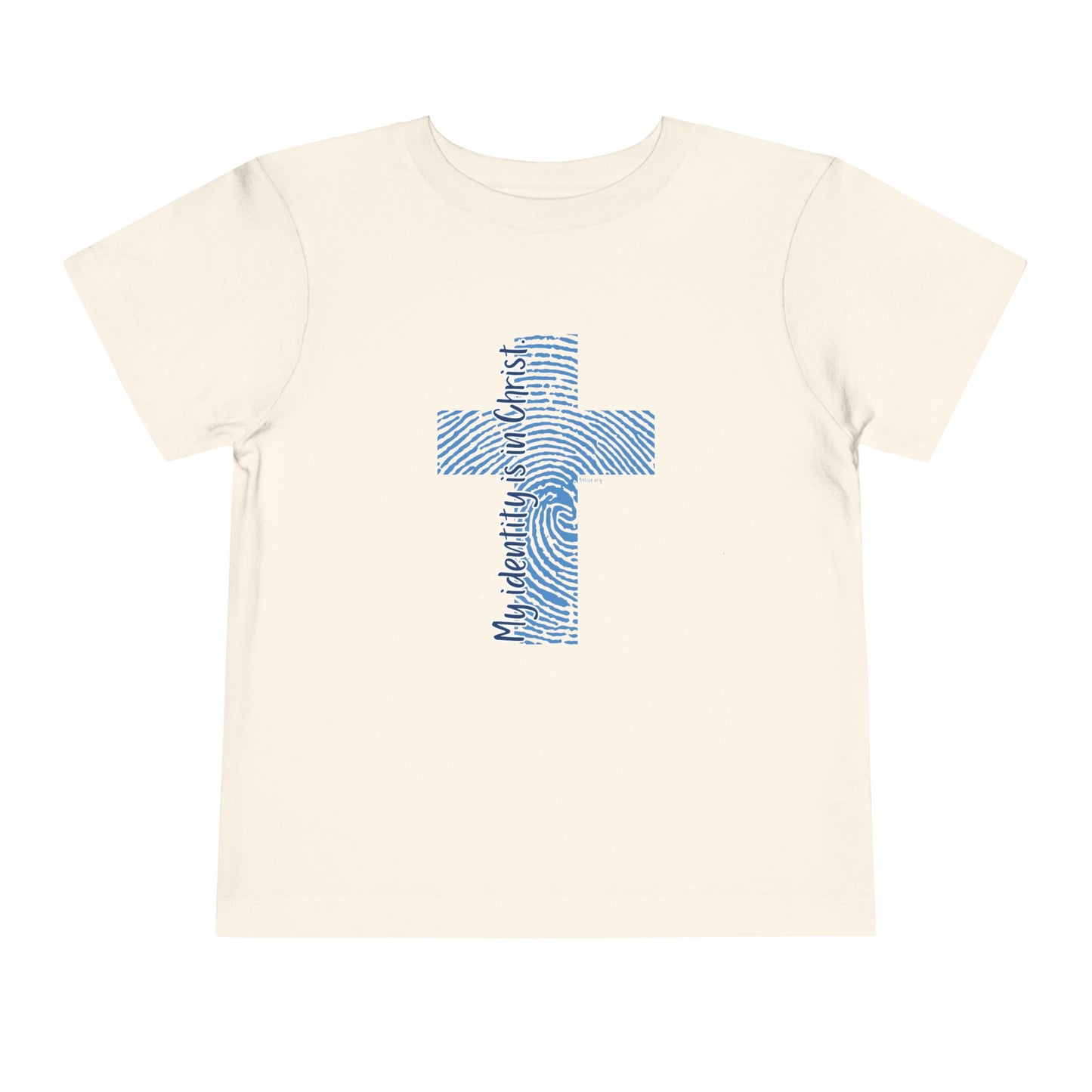 "My Identity is in Christ" Toddler Short Sleeve Tee
