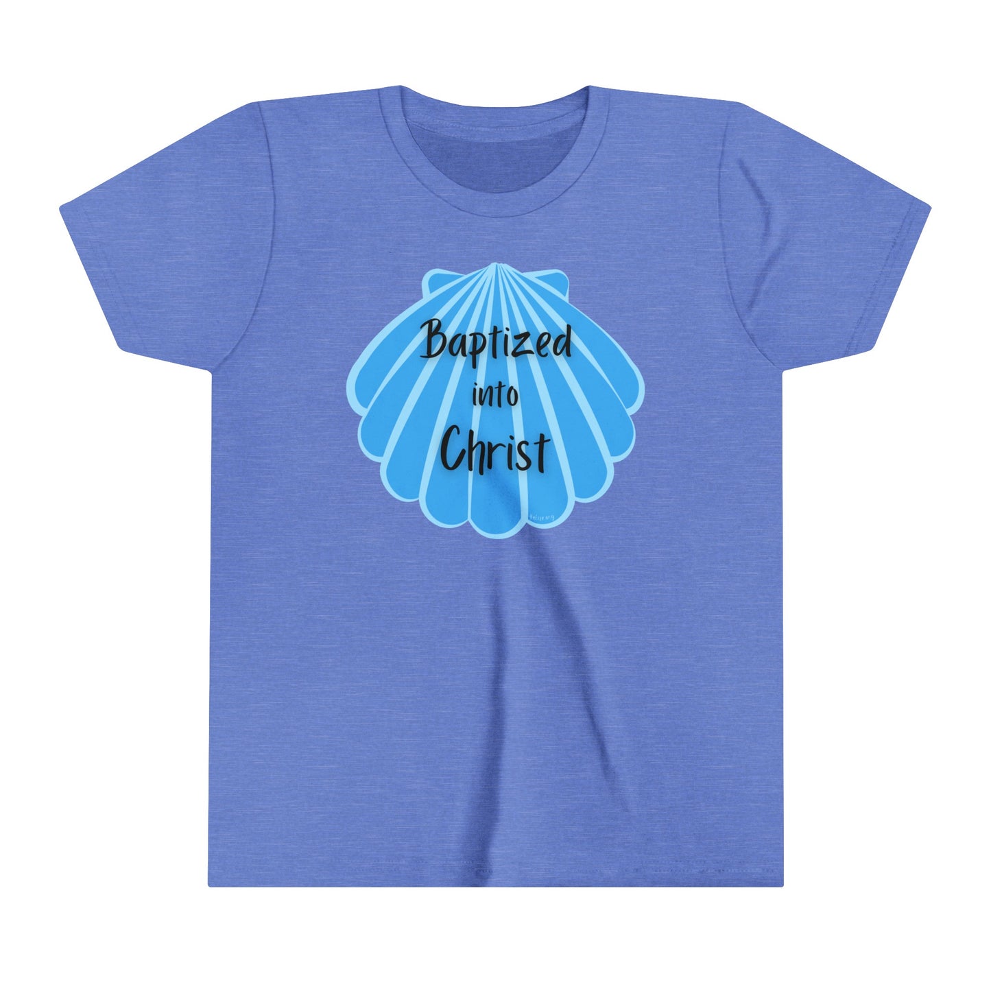 "Baptized into Christ" Youth Short Sleeve Tee
