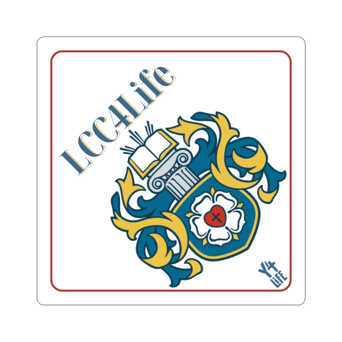 LCC4Life Square Team Sticker