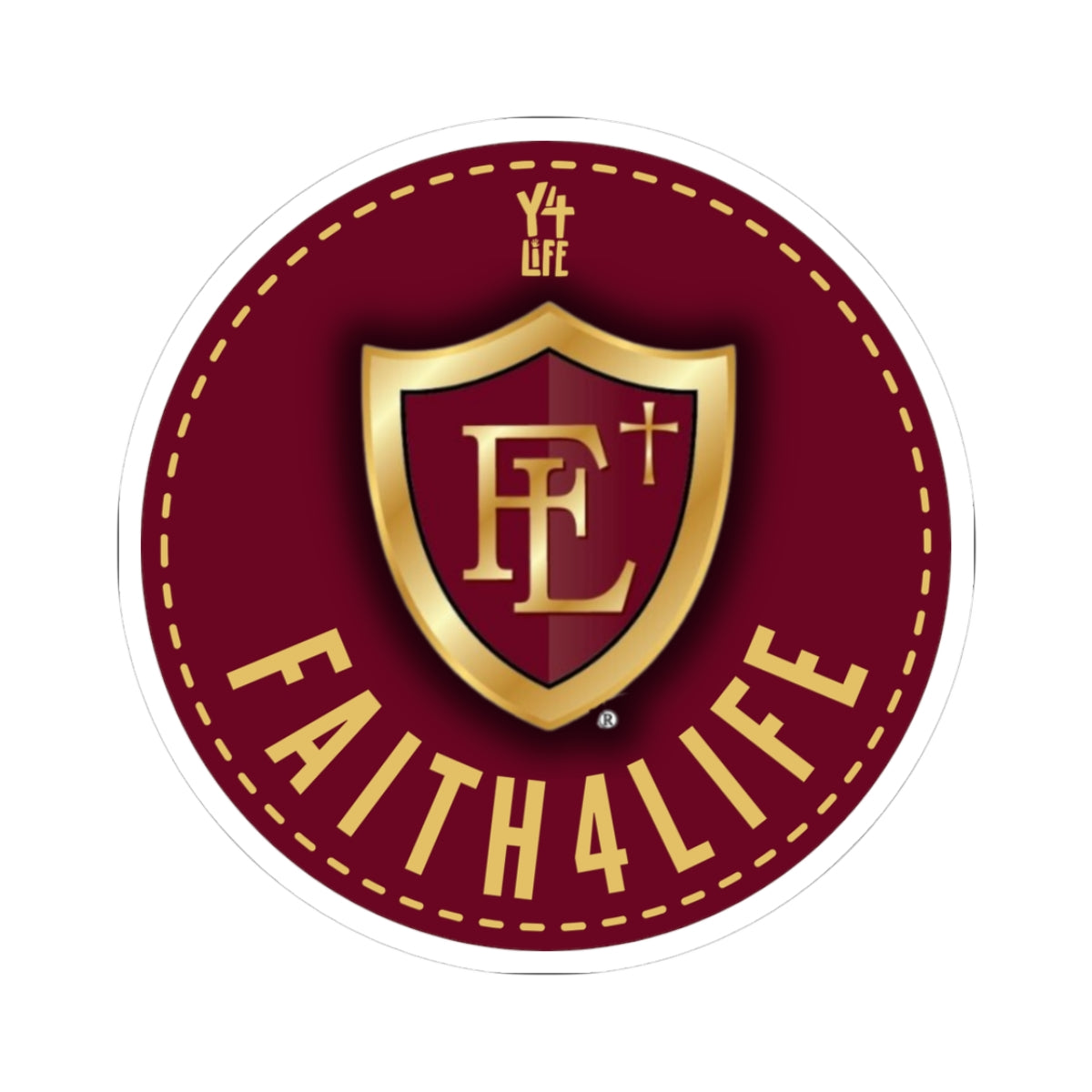 Faith4Life - Faith Lutheran High School Team Sticker