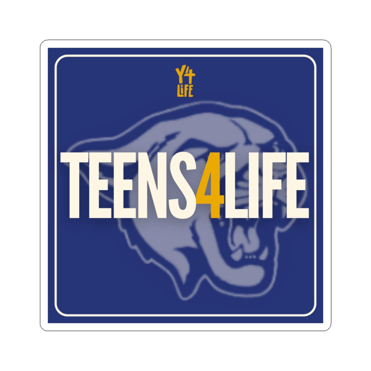 Teens4Life - Lutheran High School Team Sticker