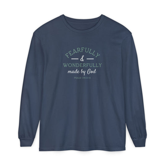 Fearfully & Wonderfully Made Life Week 2026 Theme Long Sleeve Shirt