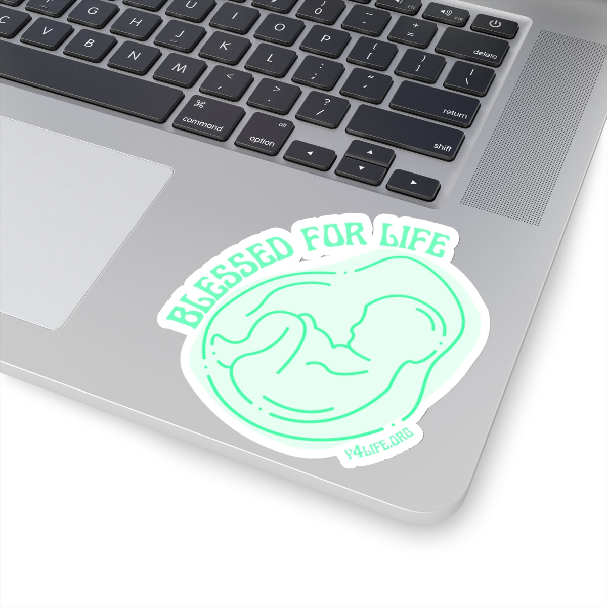 Blessed For Life Mint Kiss-Cut Sticker