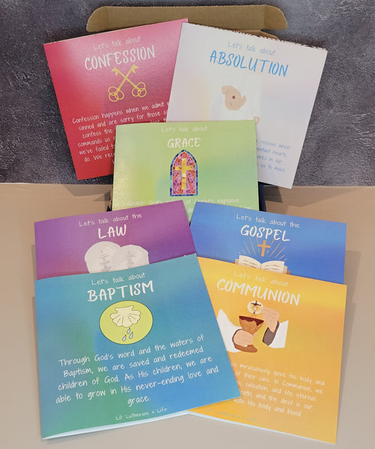 Lil' Lutherans 4 Life - "Words in Church" Set