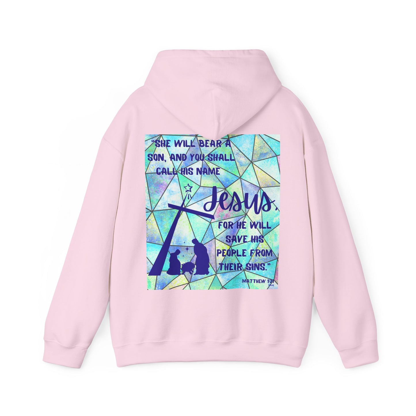 Matthew 1:21 Hooded Sweatshirt