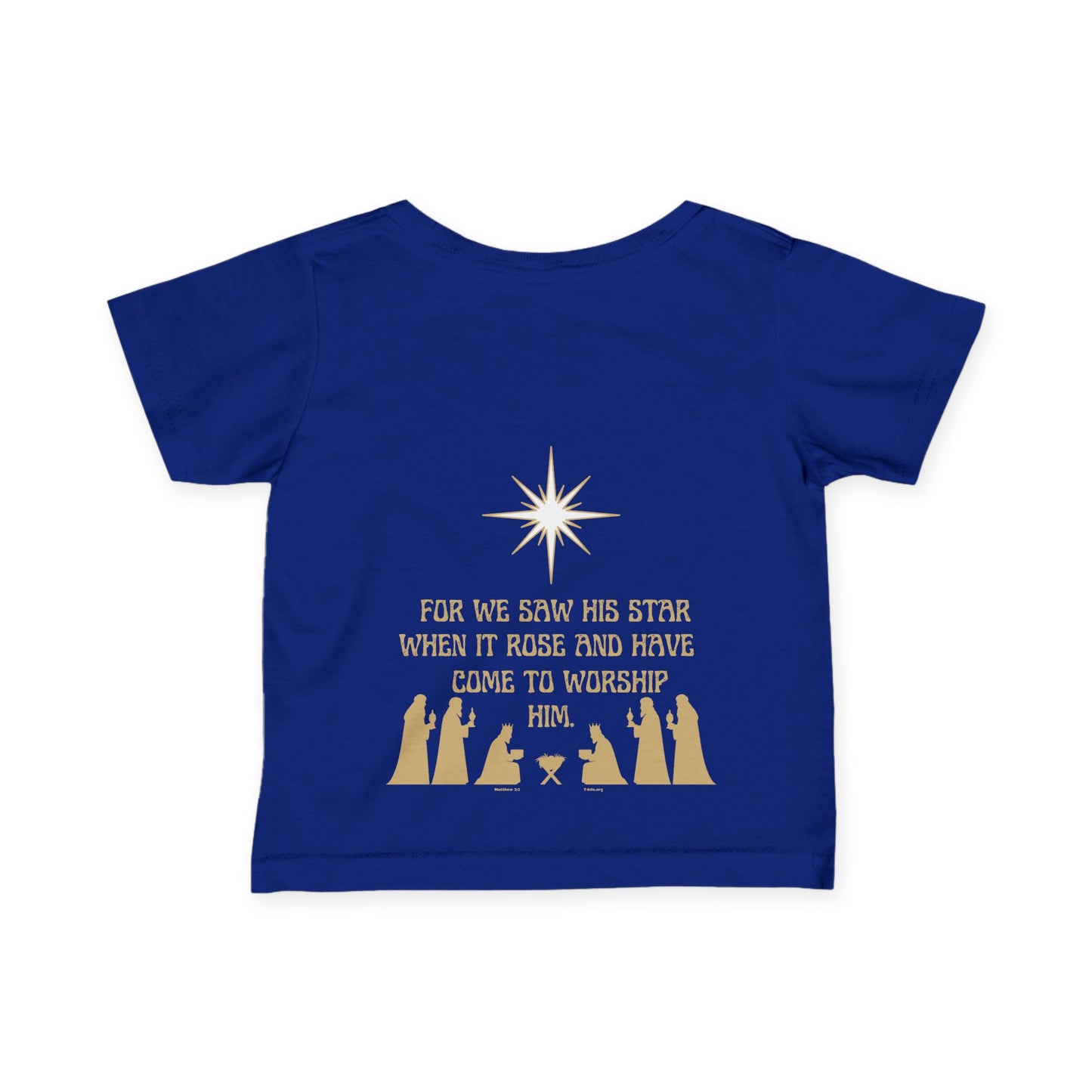 For We Saw His Star Infant Fine Jersey Tee