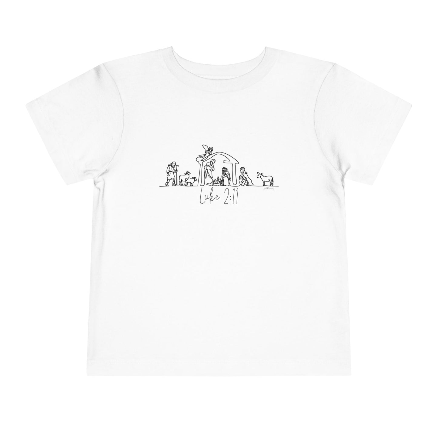 Luke 2:11 Nativity Toddler Short Sleeve Tee