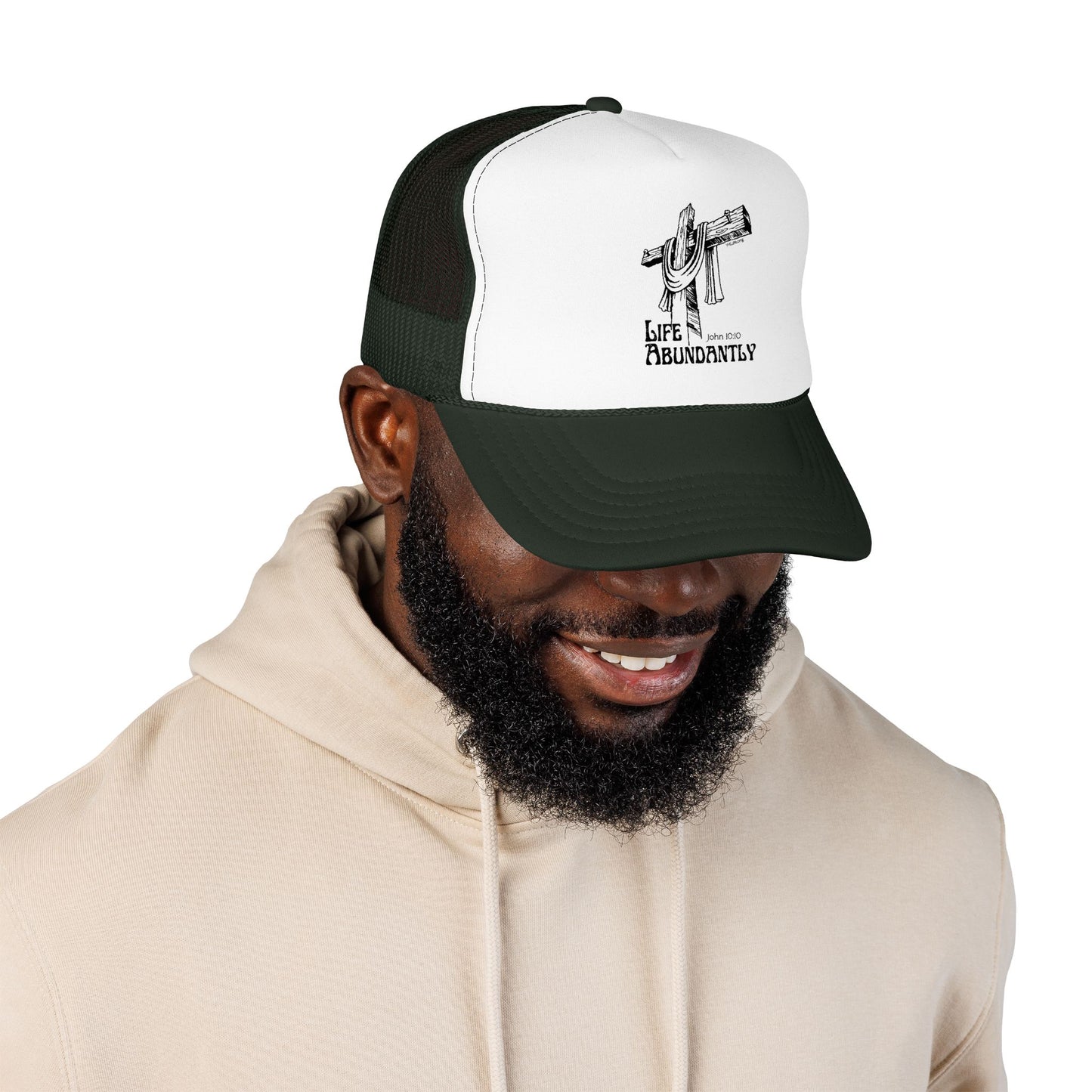 Life Abundantly Foam Trucker Hat