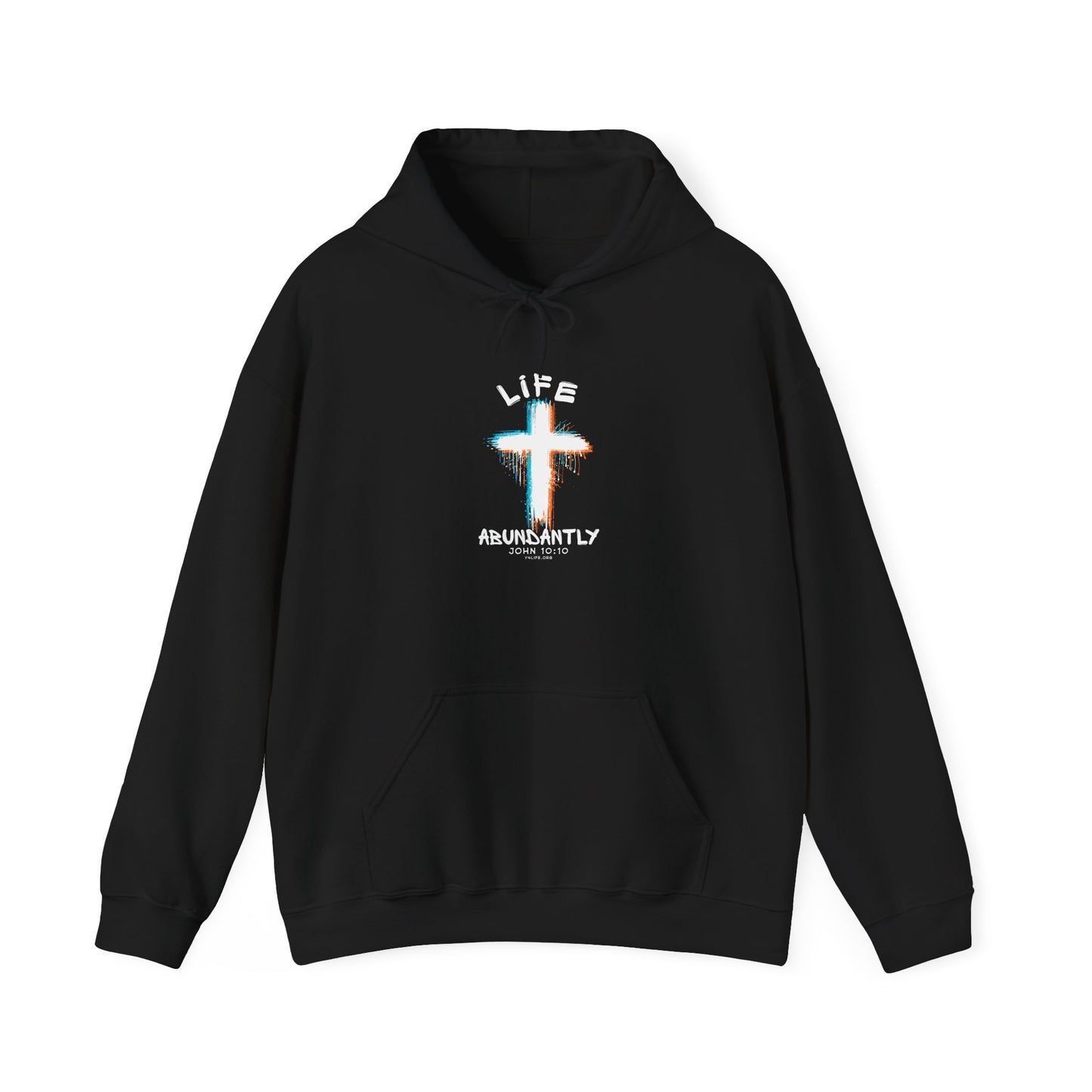 Life Abundantly Multicolor Hooded Sweatshirt