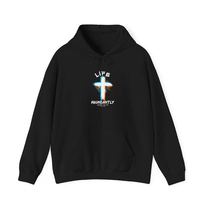 Life Abundantly Multicolor Hooded Sweatshirt