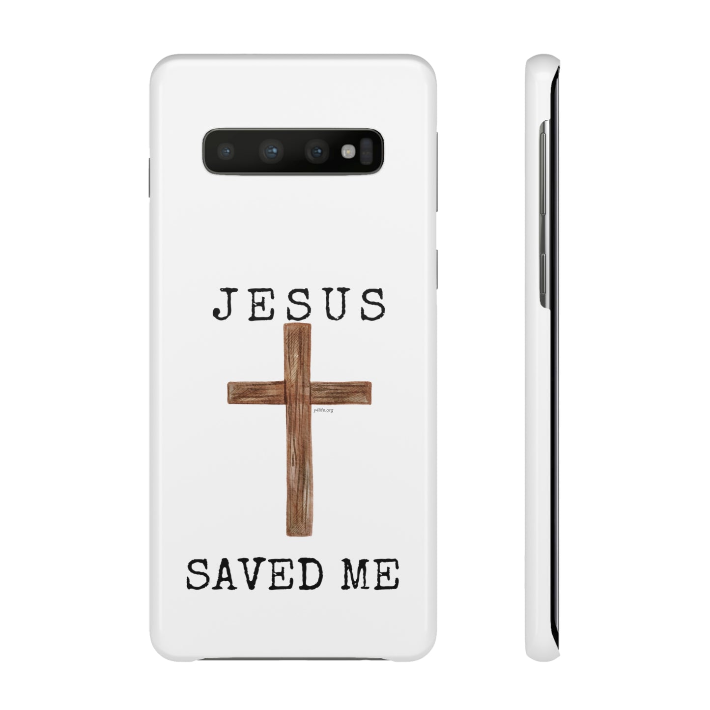 Jesus Saved Me Snap Cases