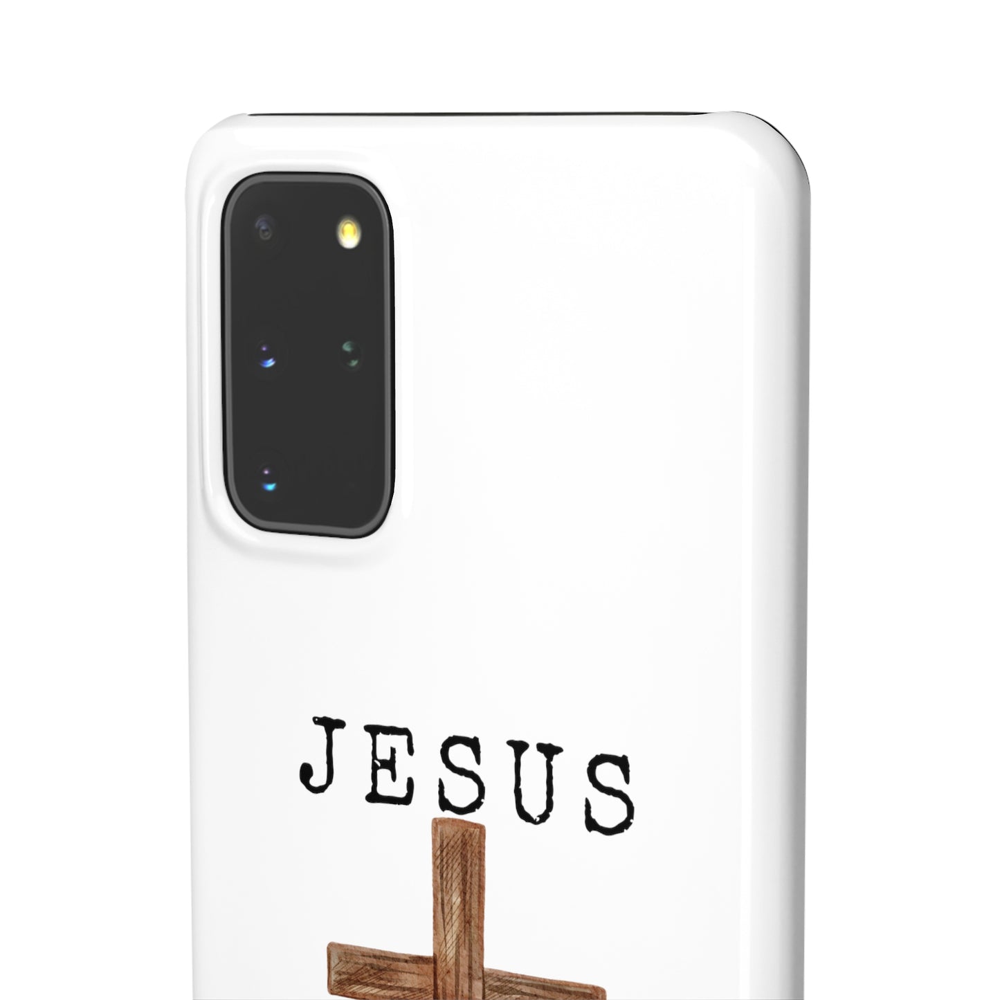 Jesus Saved Me Snap Cases