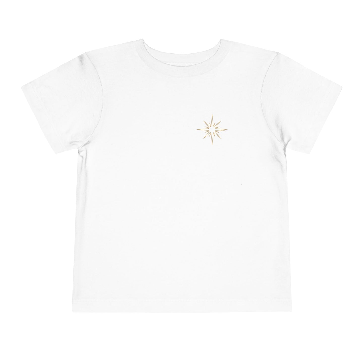 For We Saw His Star Toddler Short Sleeve Tee