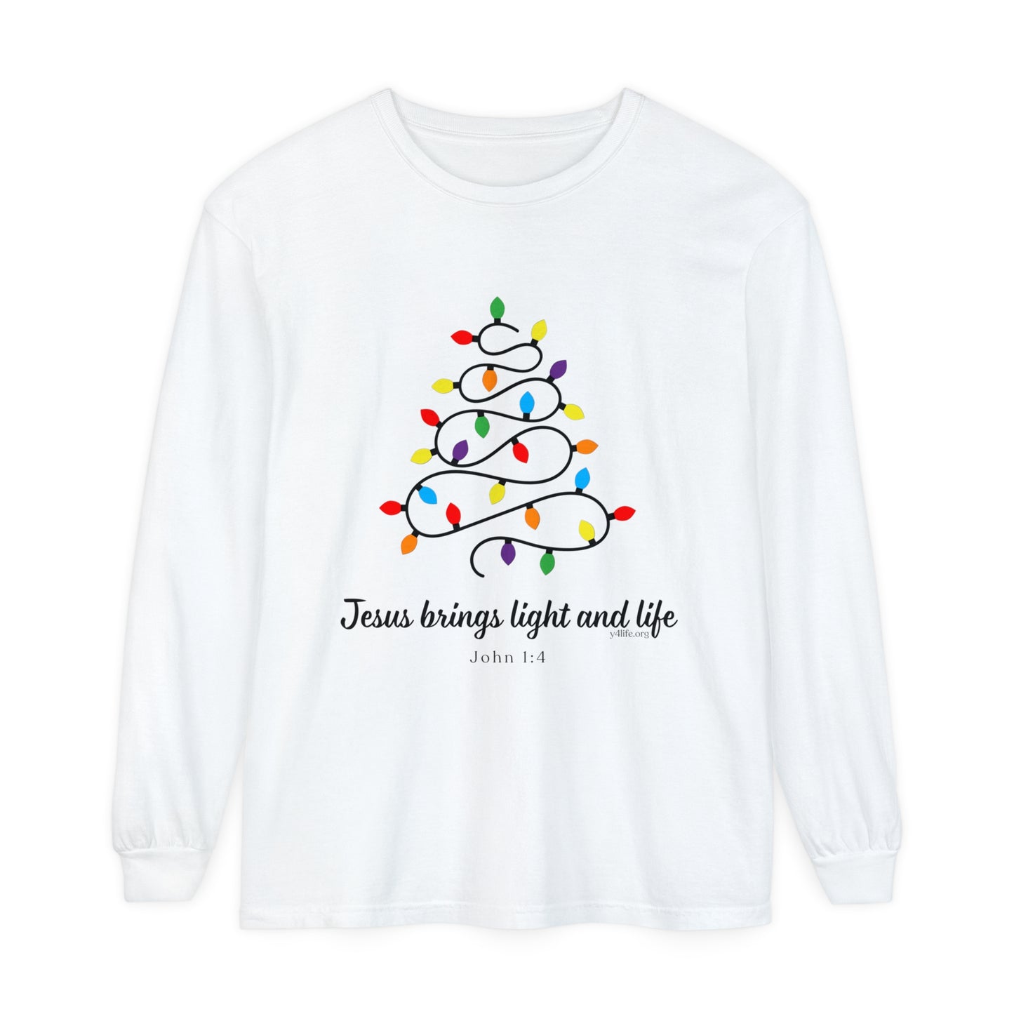 Jesus Brings Light and Life Long Sleeve Tee