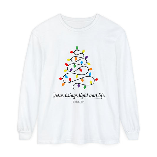 Jesus Brings Light and Life Long Sleeve Tee