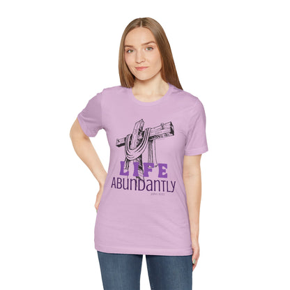 Life Abundantly Monochrome Short Sleeve Tee