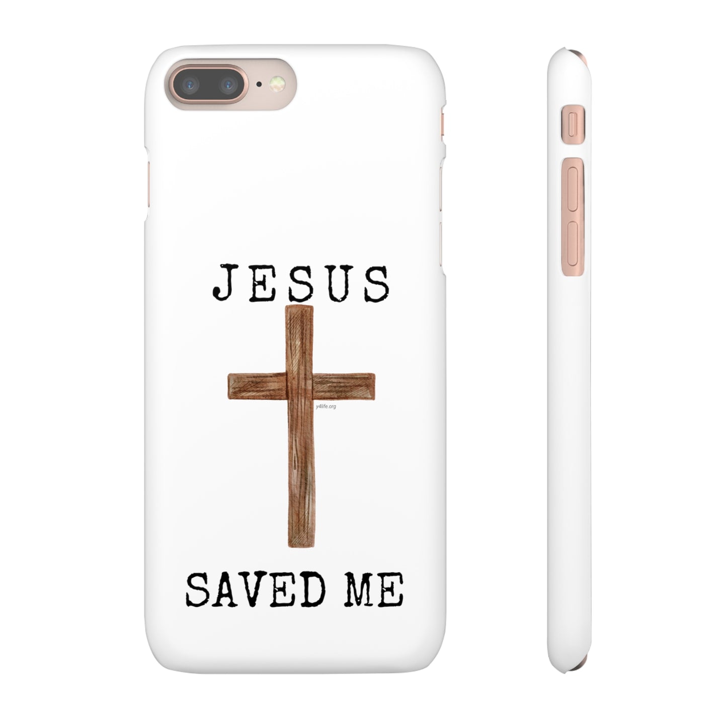 Jesus Saved Me Snap Cases