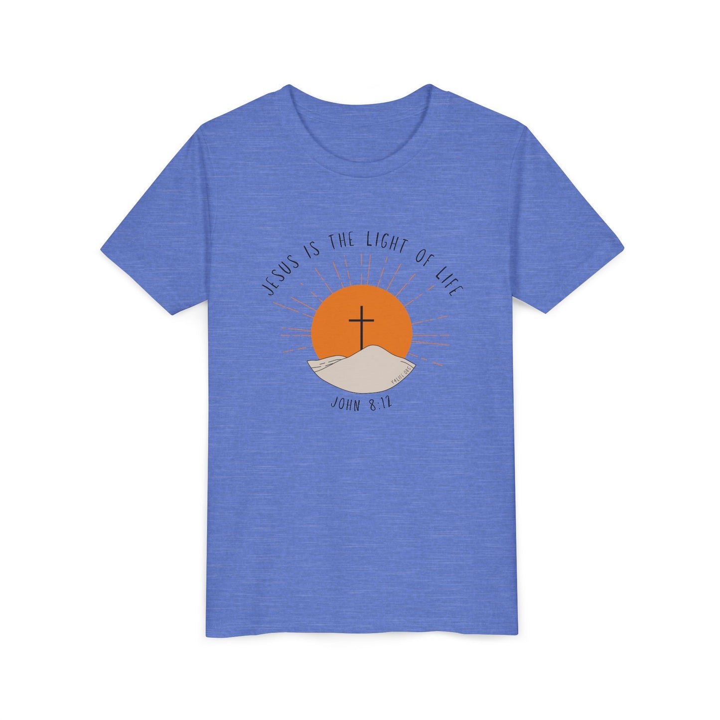 John 8:12 Youth Short Sleeve Tee