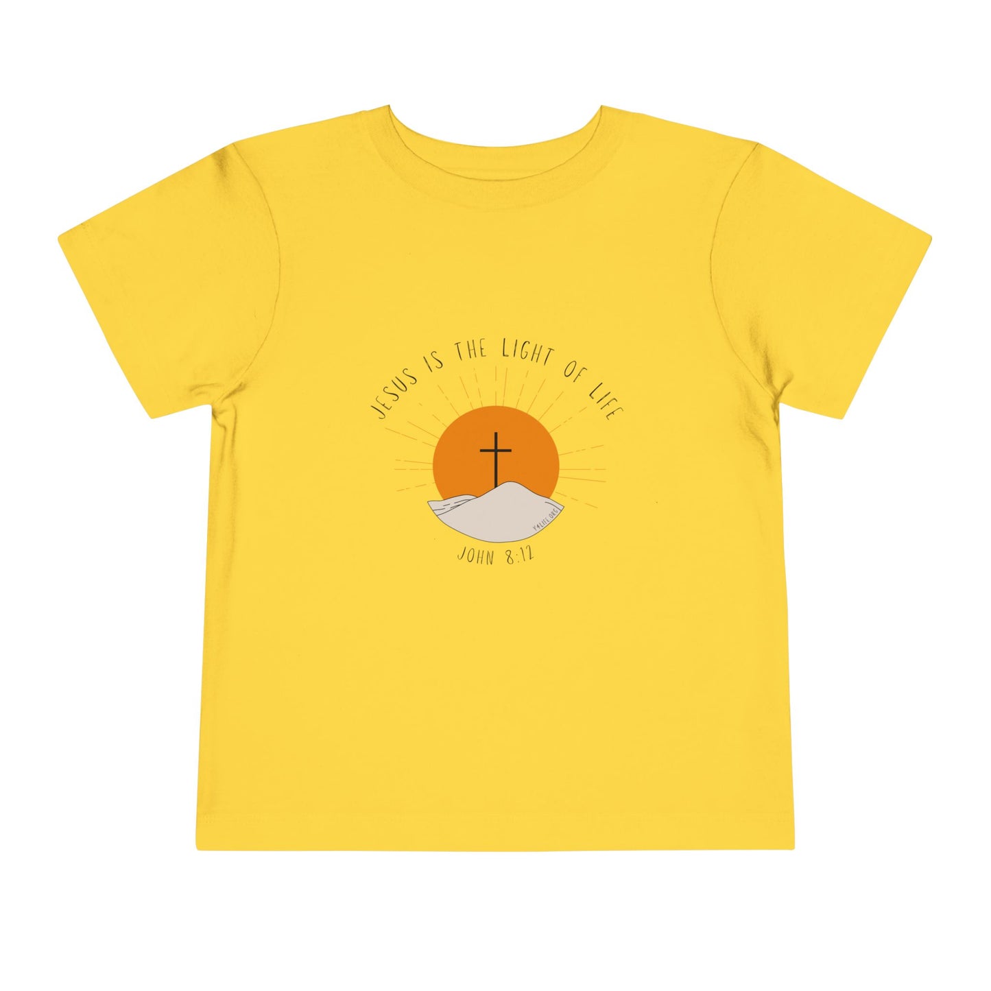 John 8:12 Toddler Short Sleeve Tee