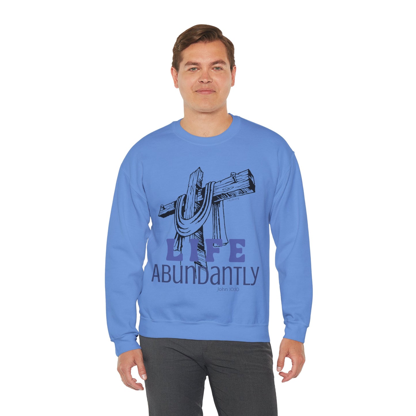 Life Abundantly Monochrome Crewneck Sweatshirt