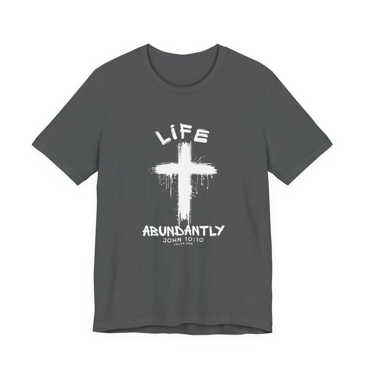 Life Abundantly Single Color Short Sleeve Tee