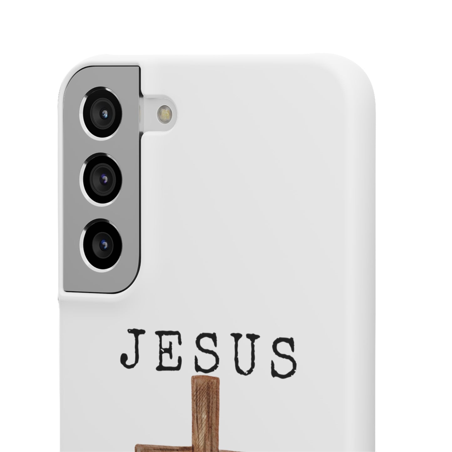 Jesus Saved Me Snap Cases