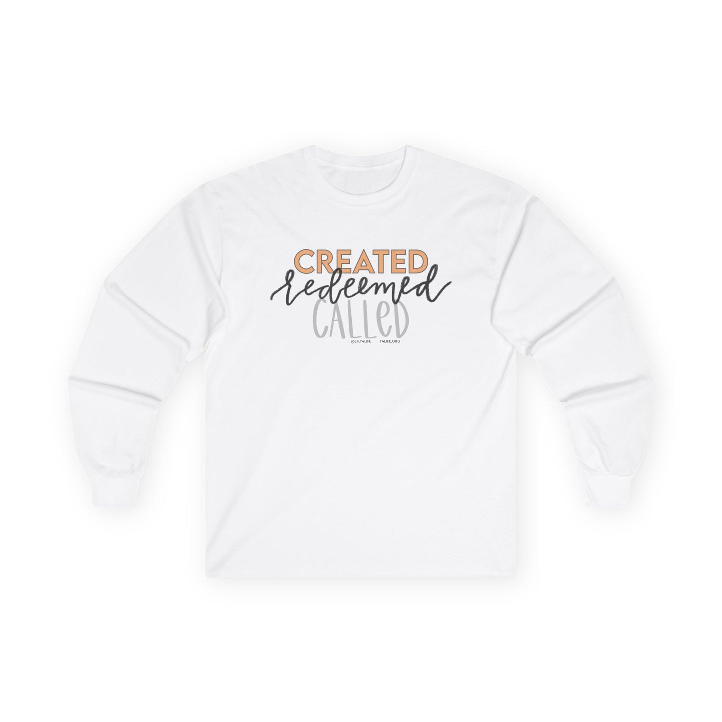 Created Redeemed Called Long Sleeve Tee