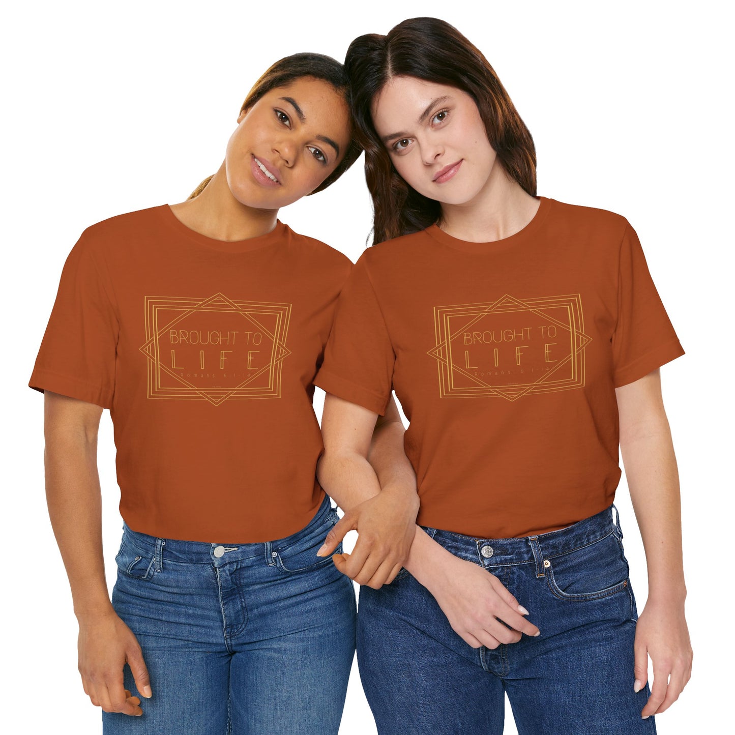 "Brought to Life" Unisex Jersey Short Sleeve Tee