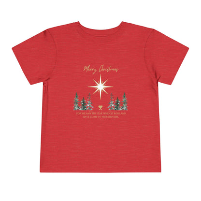 Merry Christmas Toddler Short Sleeve Tee