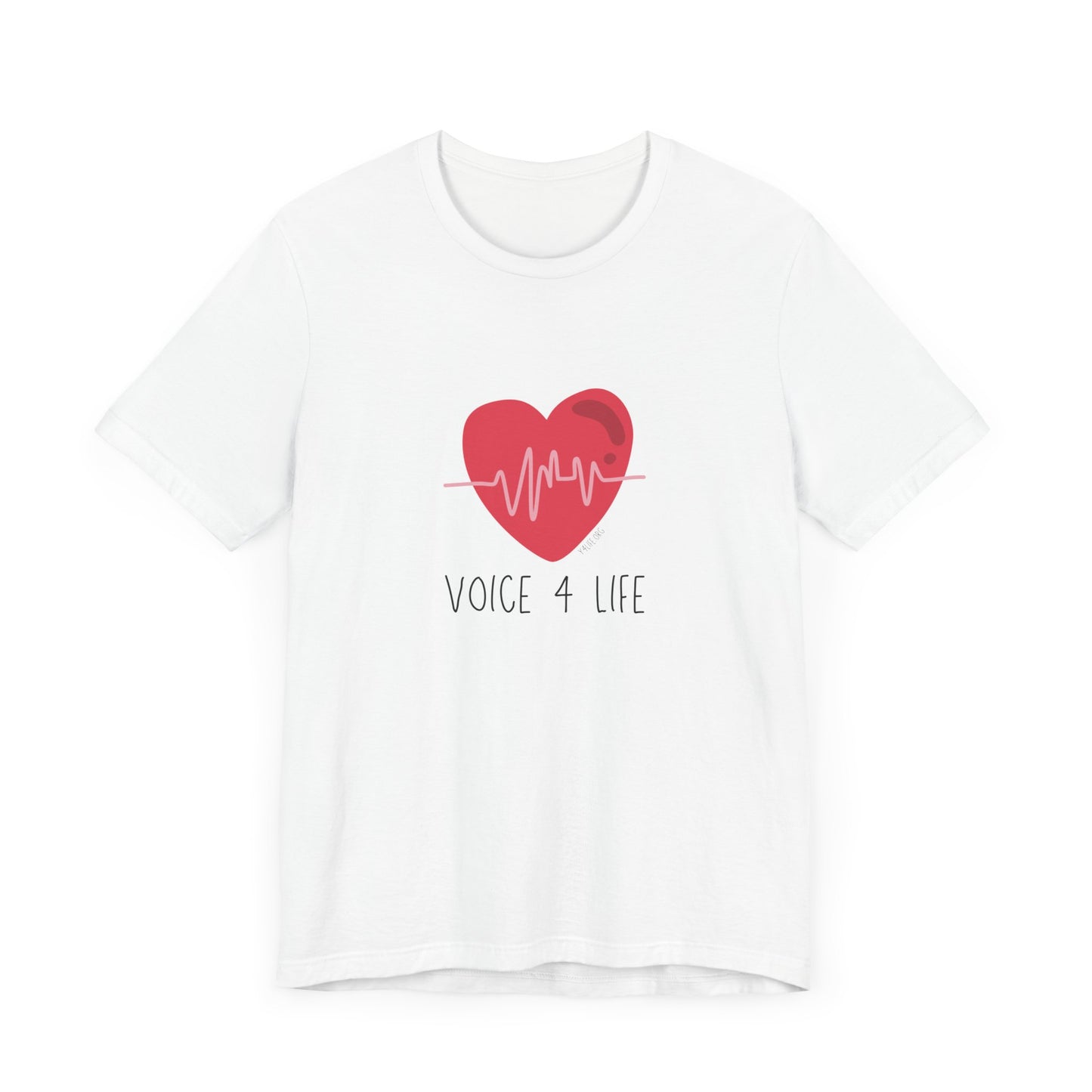 Voice 4 Life (Heartbeat) Short Sleeve T-Shirt