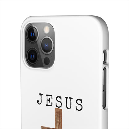 Jesus Saved Me Snap Cases