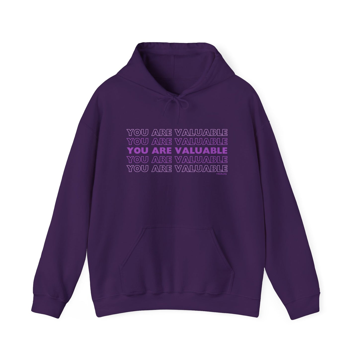 You Are Valuable Hooded Sweatshirt