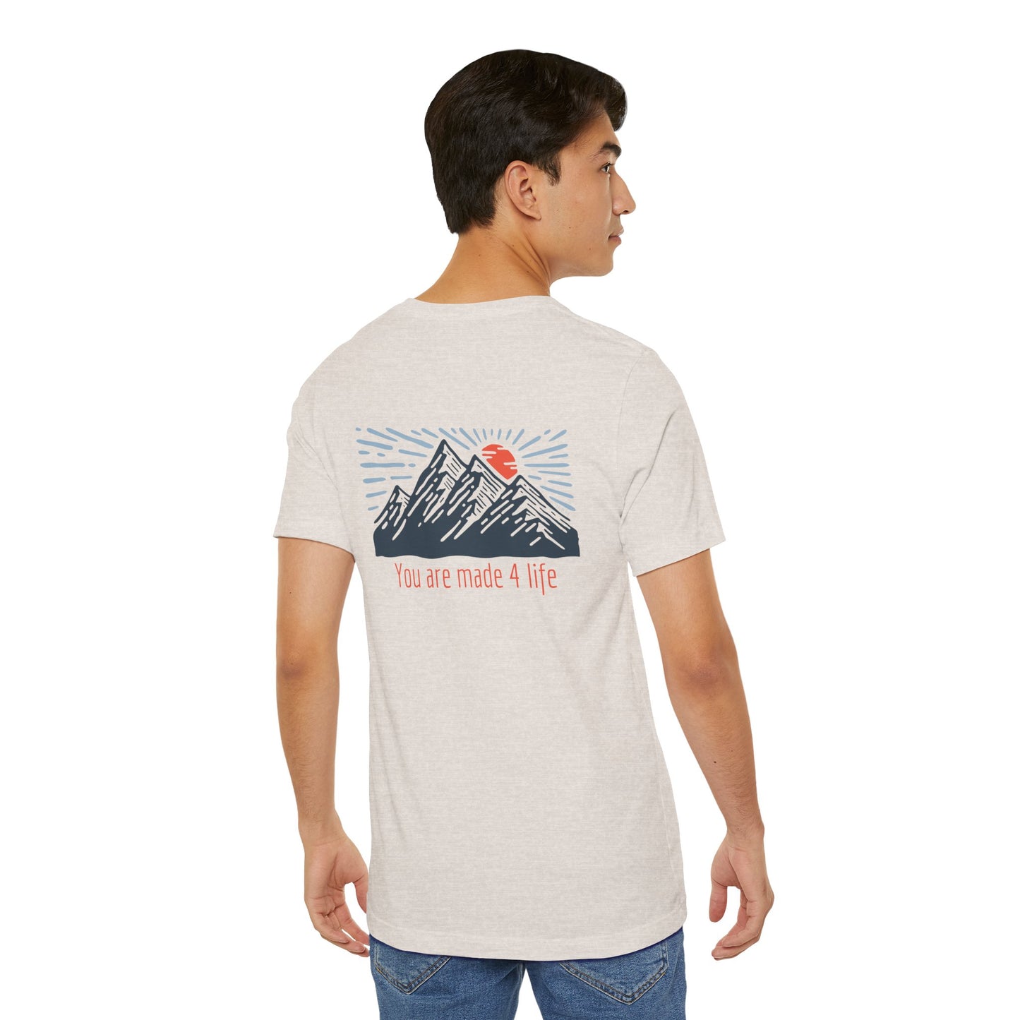 Mountain Made 4 Life Unisex Jersey Short Sleeve Tee