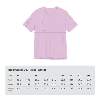 "Baptized into Christ" Unisex Jersey Short Sleeve Tee