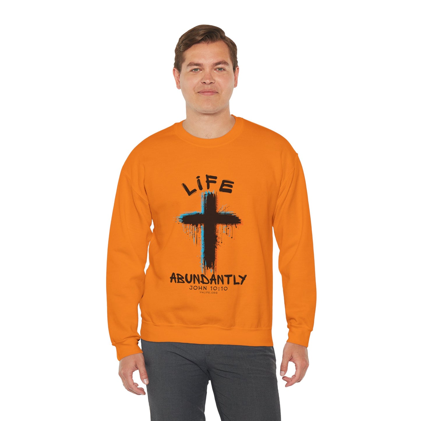 Life Abundantly Multicolor Crewneck Sweatshirt